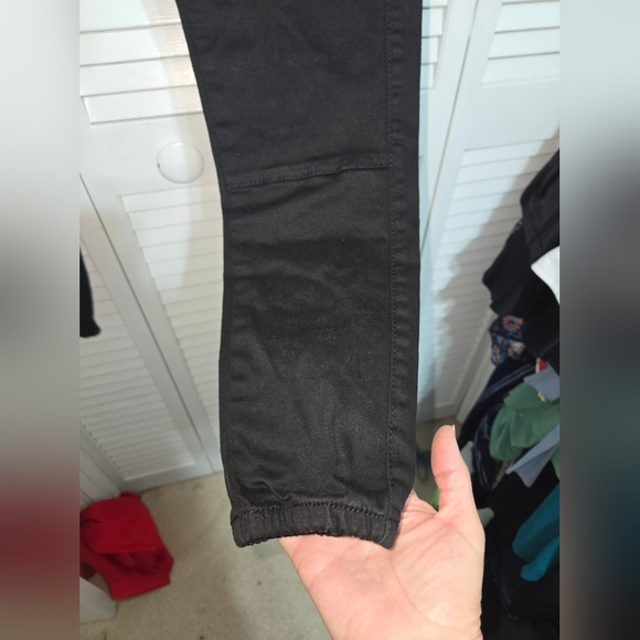 American Bazi Women's S Black High Waisted Cargo Pants - Picture 6 of 12